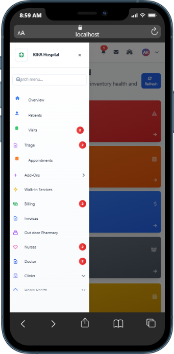 Medic Hospital Management System - Patient Care